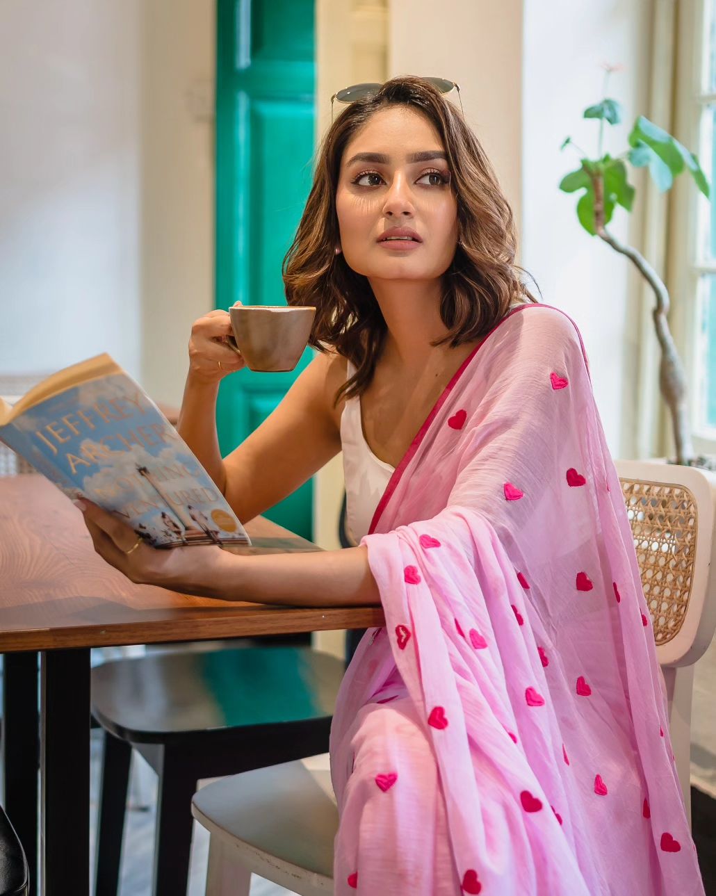 Pink Love Mulmul Cotton Saree